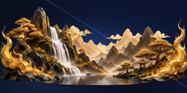 江山美景画